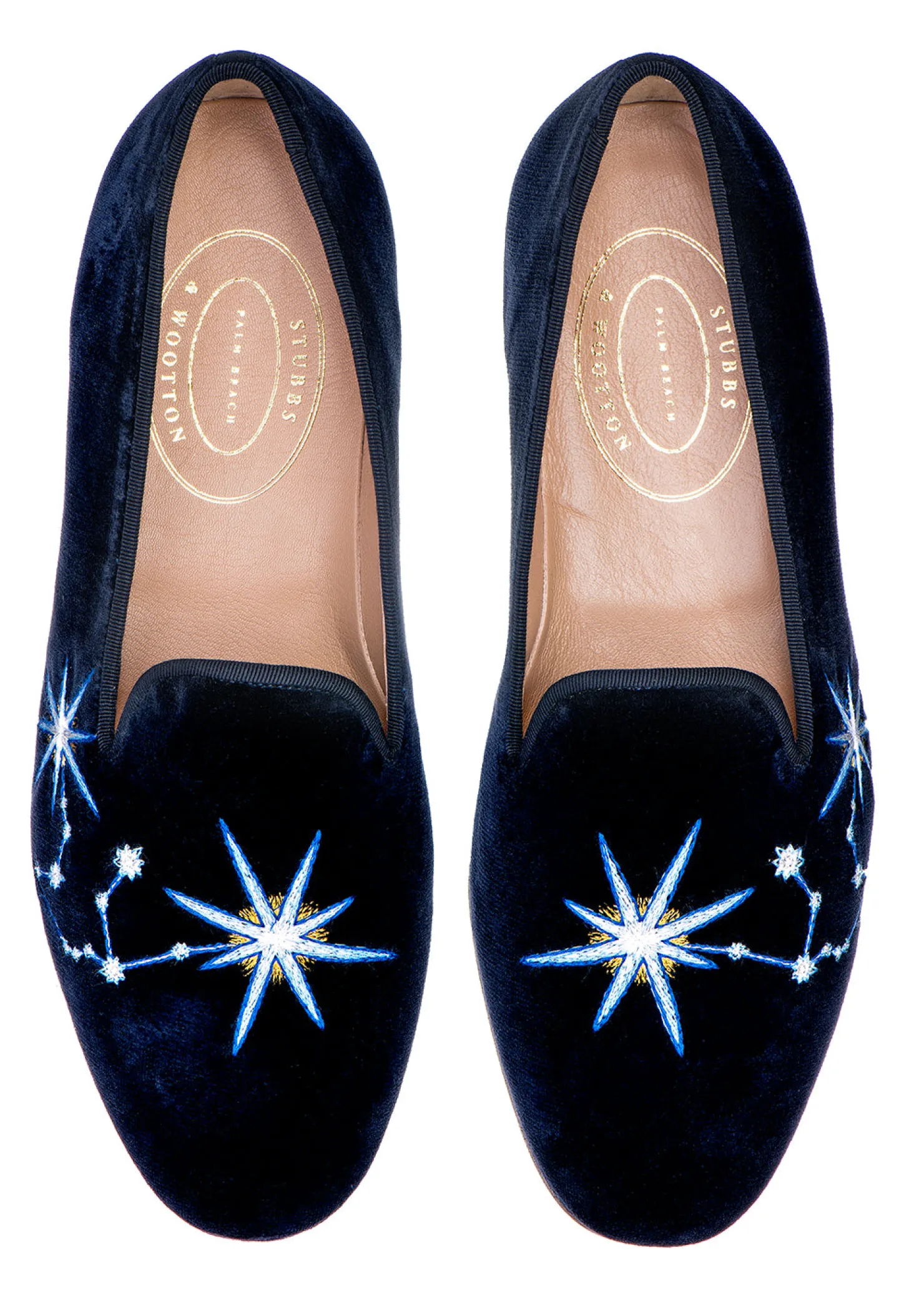 Women Stubbs & Wootton Slipper<Aquarius Velvet Slipper (Women)