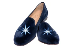 Women Stubbs & Wootton Slipper<Aquarius Velvet Slipper (Women)