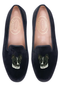 Women Stubbs & Wootton Slipper<Basenji (Women)