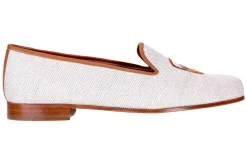 Stubbs & Wootton Slipper<Basket Linen Slipper (Men)