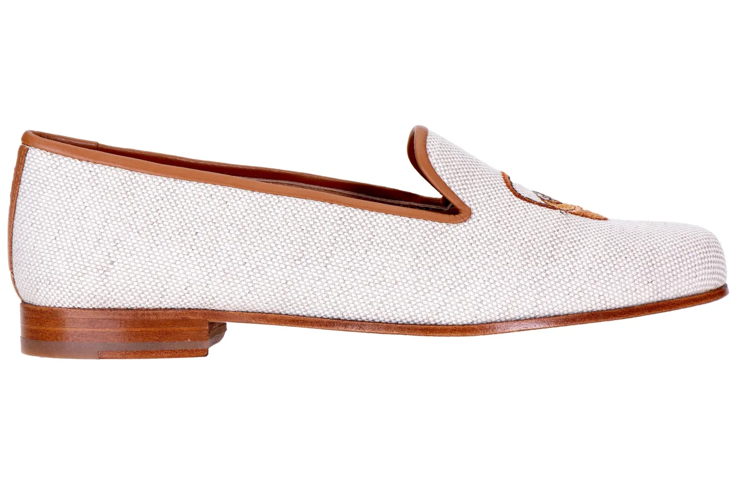Stubbs & Wootton Slipper<Basket Linen Slipper (Men)