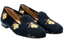 Women Stubbs & Wootton Slipper<Bee Needlepoint Slipper (Women)