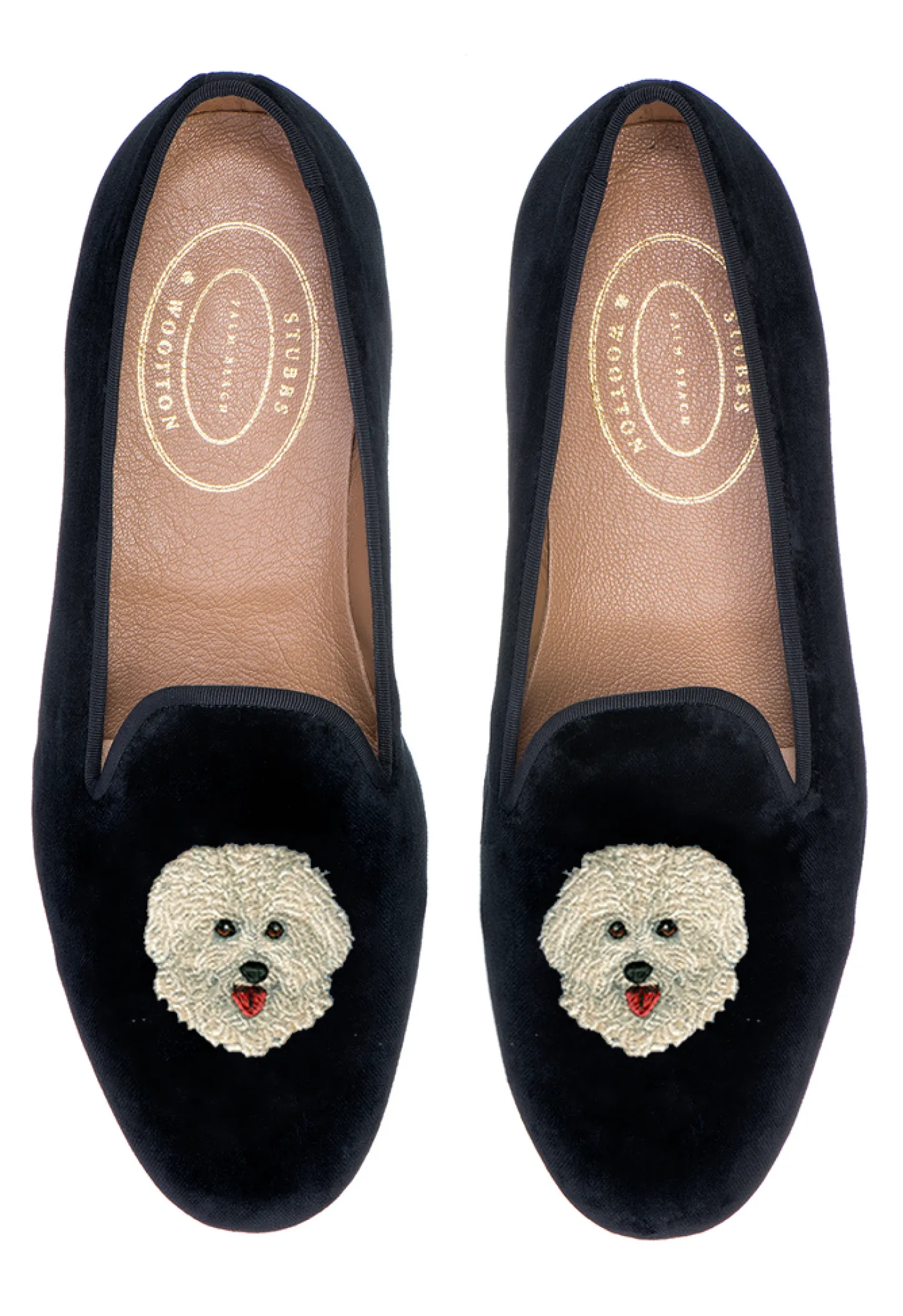 Women Stubbs & Wootton Slipper<Bichon Frise (Women)