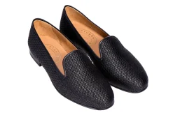 Stubbs & Wootton Slipper<Raffia Slipper (Wide)