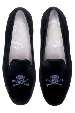 Stubbs & Wootton Slipper<Bones Noir Private Stock (Men)