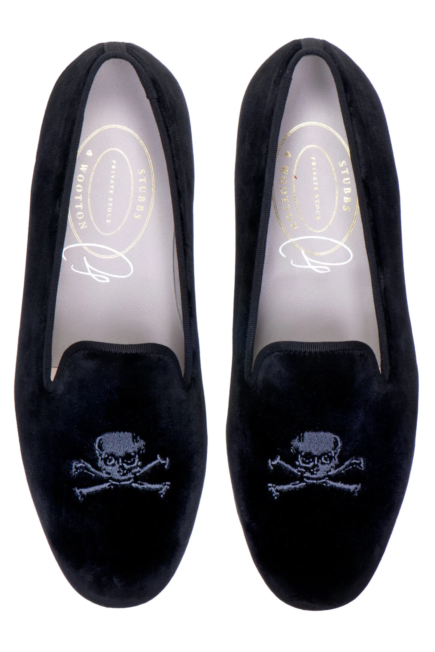 Stubbs & Wootton Slipper<Bones Noir Private Stock (Men)