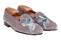 Women Stubbs & Wootton Slipper<Broadleaf Dove (Women)