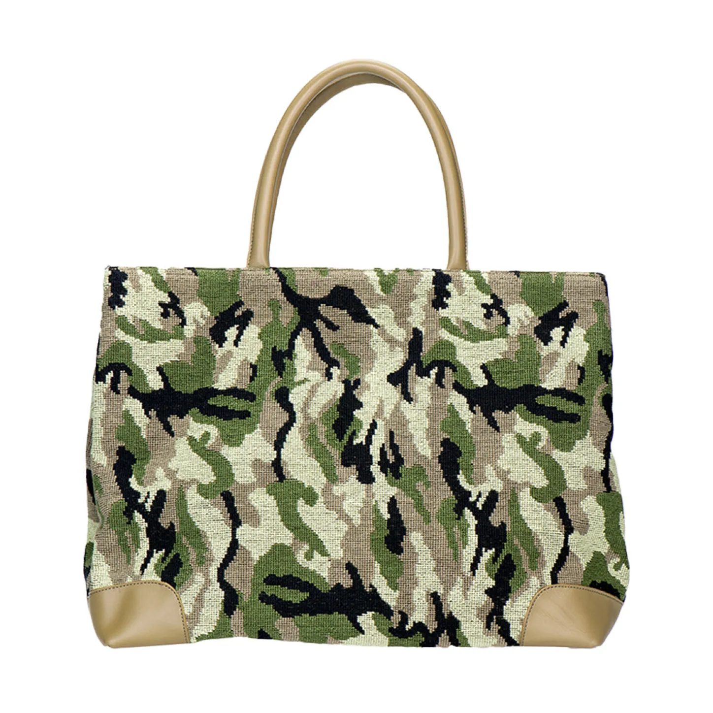 Stubbs & Wootton Totes<Green Needlepoint Tote