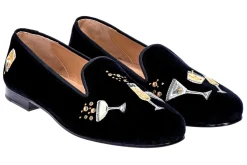 Women Stubbs & Wootton Slipper<Celebrate Velvet Slipper (Women)