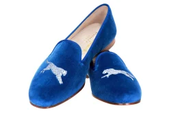 Women Stubbs & Wootton Slipper<Cheetah Velvet Slipper (Women)