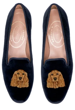 Women Stubbs & Wootton Slipper<Cocker Spaniel (Women)