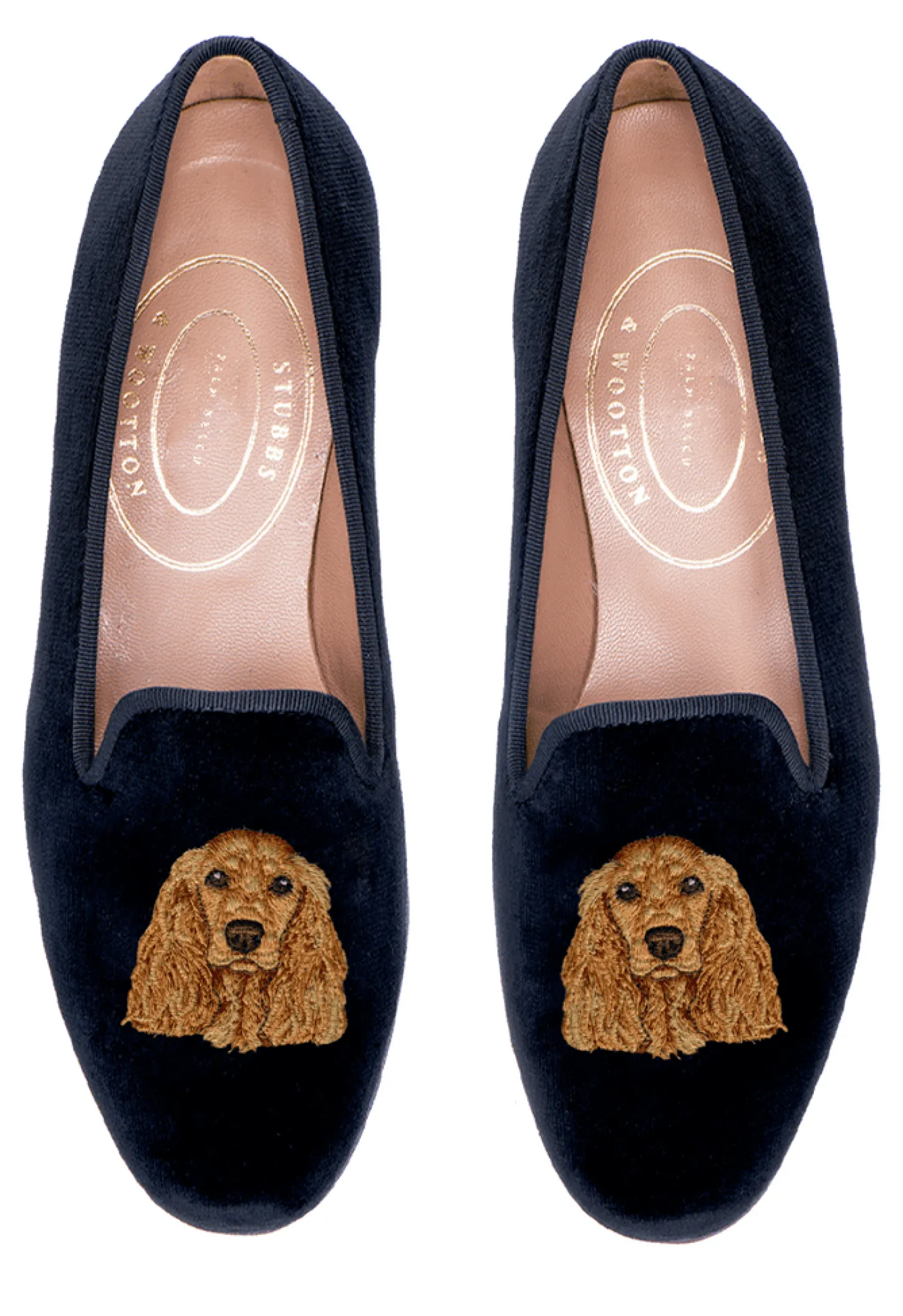 Women Stubbs & Wootton Slipper<Cocker Spaniel (Women)