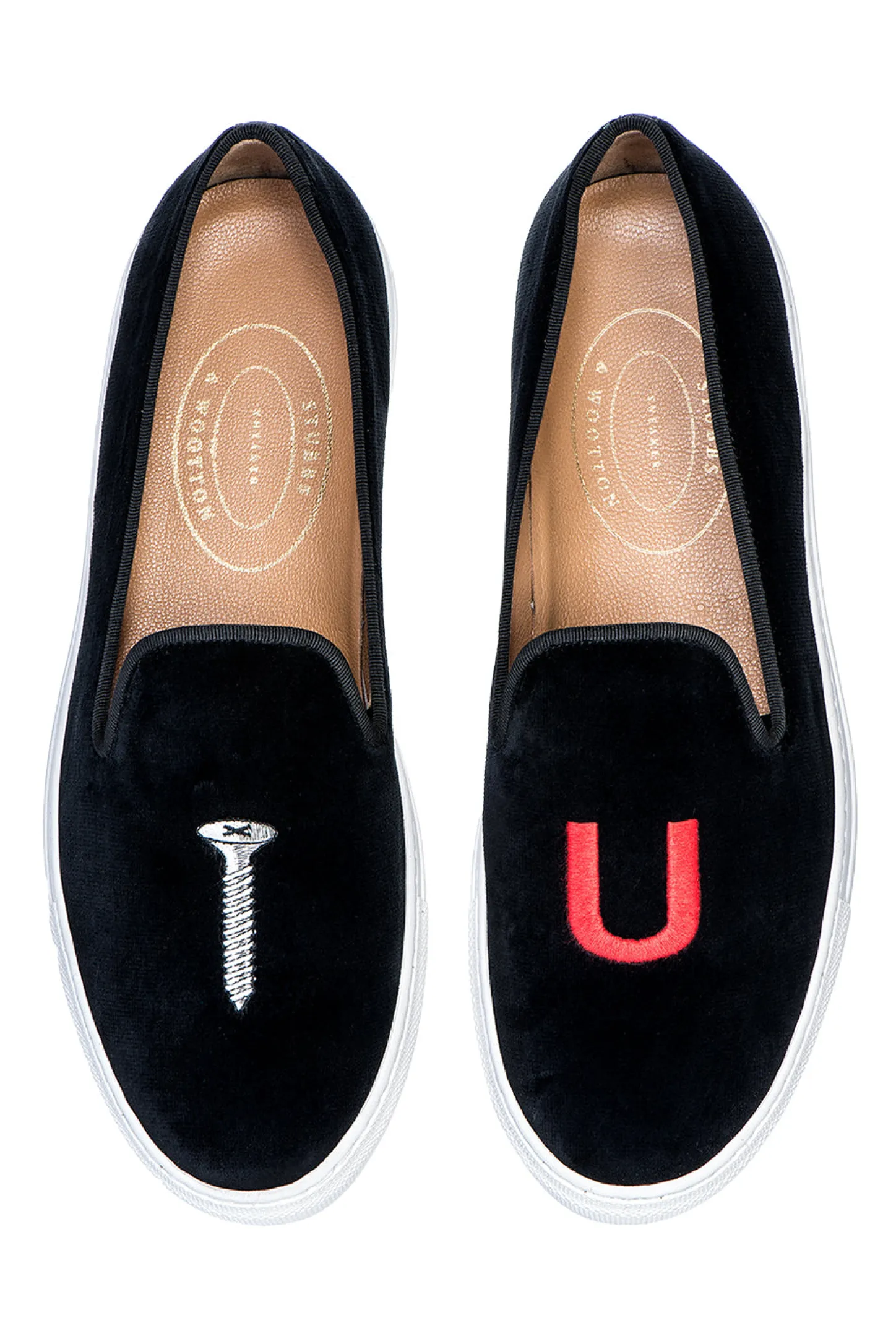 Stubbs & Wootton Sneaker<College Velvet Sneaker (Men)