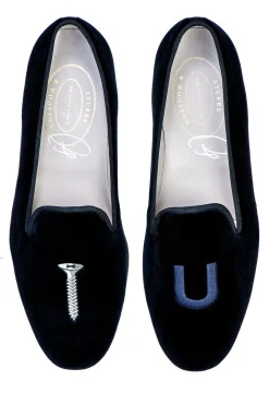 Stubbs & Wootton Slipper<College Private Stock (Men)