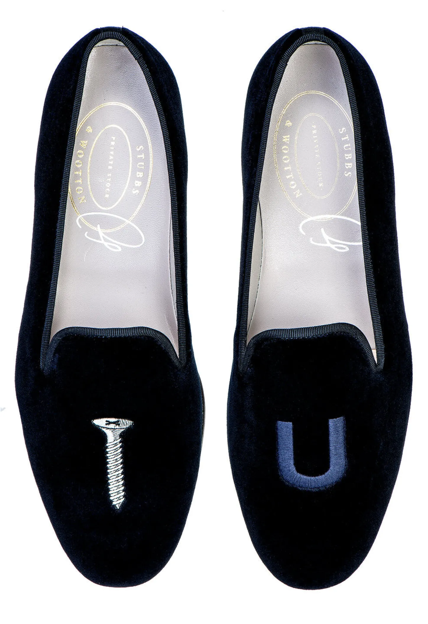 Women Stubbs & Wootton Slipper<College Private Stock (Women)