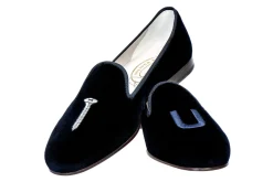 Women Stubbs & Wootton Slipper<College Private Stock (Women)