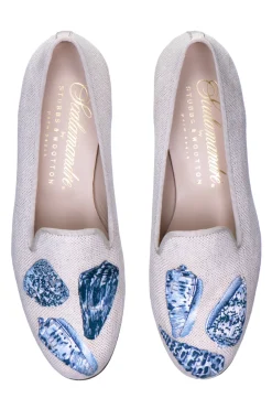 Stubbs & Wootton Slipper<Coquina Linen Slipper (Men)