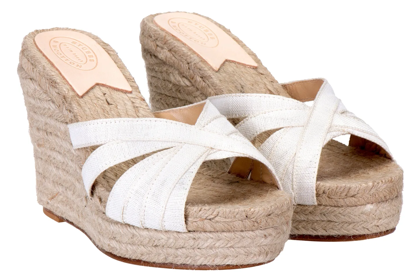 Women Stubbs & Wootton Heel<Crema (Grace)