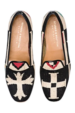 Stubbs & Wootton Slipper<Crest Needlepoint Slipper (Men)