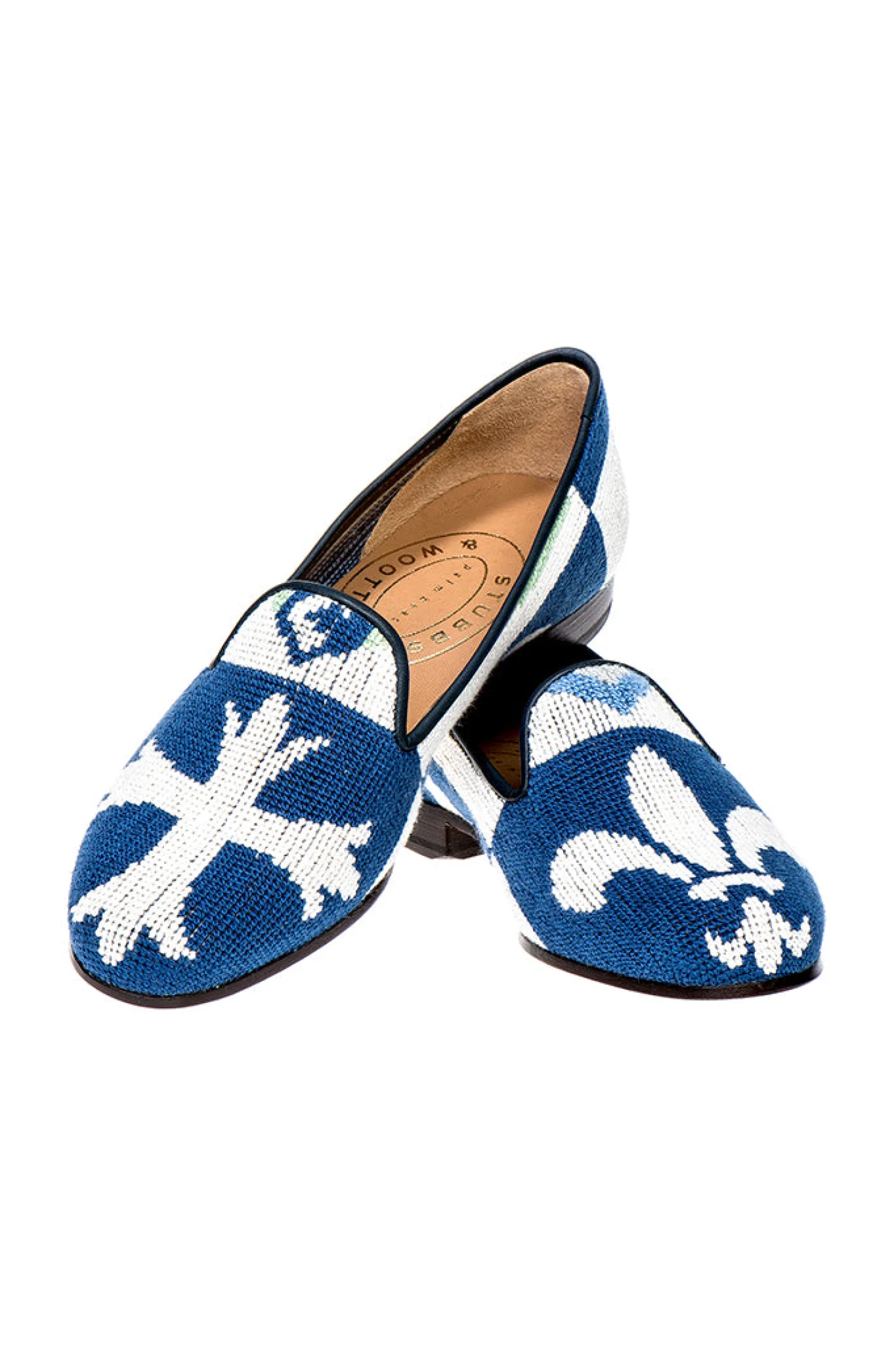 Stubbs & Wootton Slipper<Crest Needlepoint Slipper (Men)