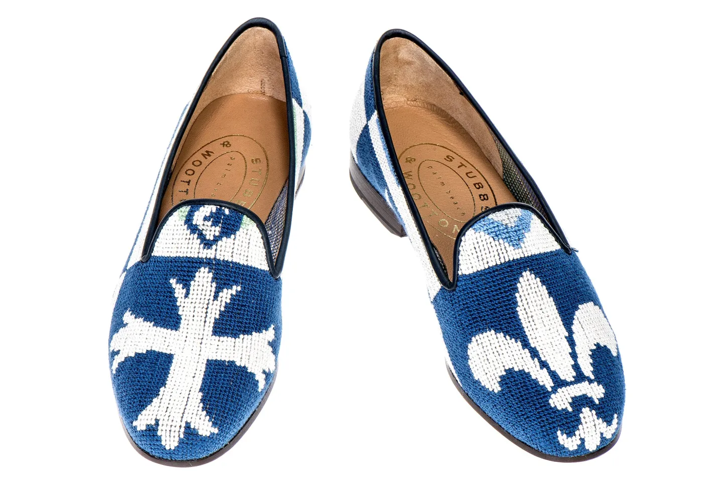 Stubbs & Wootton Slipper<Crest Needlepoint Slipper (Men)