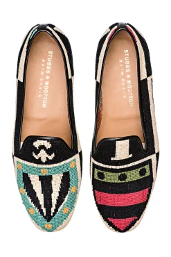 Stubbs & Wootton Slipper<Crest Needlepoint Slipper (Men)