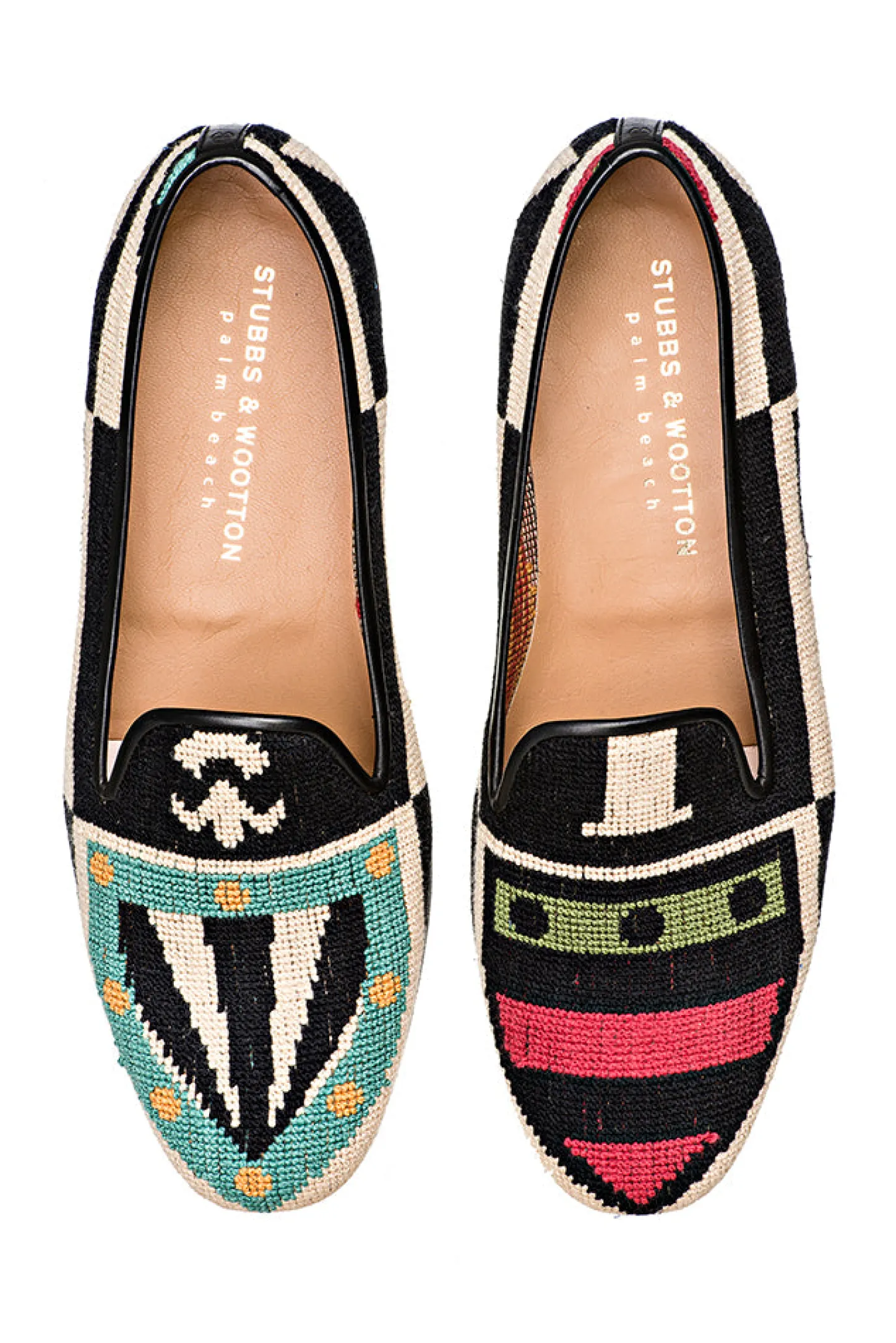 Stubbs & Wootton Slipper<Crest Needlepoint Slipper (Men)