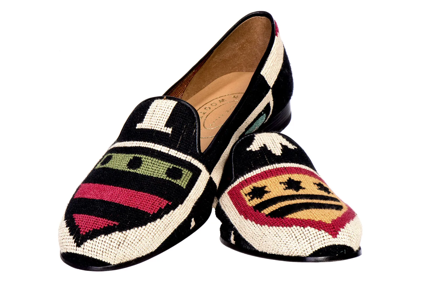 Stubbs & Wootton Slipper<Crest Needlepoint Slipper (Men)