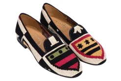 Women Stubbs & Wootton Slipper<Crest Needlepoint Slipper (Narrow)