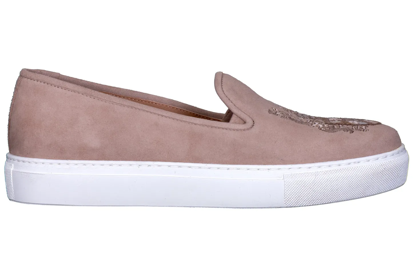 Women Stubbs & Wootton Sneaker<Crest Taupe Suede Sneaker (Women)