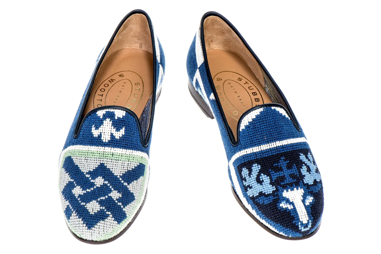Stubbs & Wootton Slipper<Crest Needlepoint Slipper (Men)