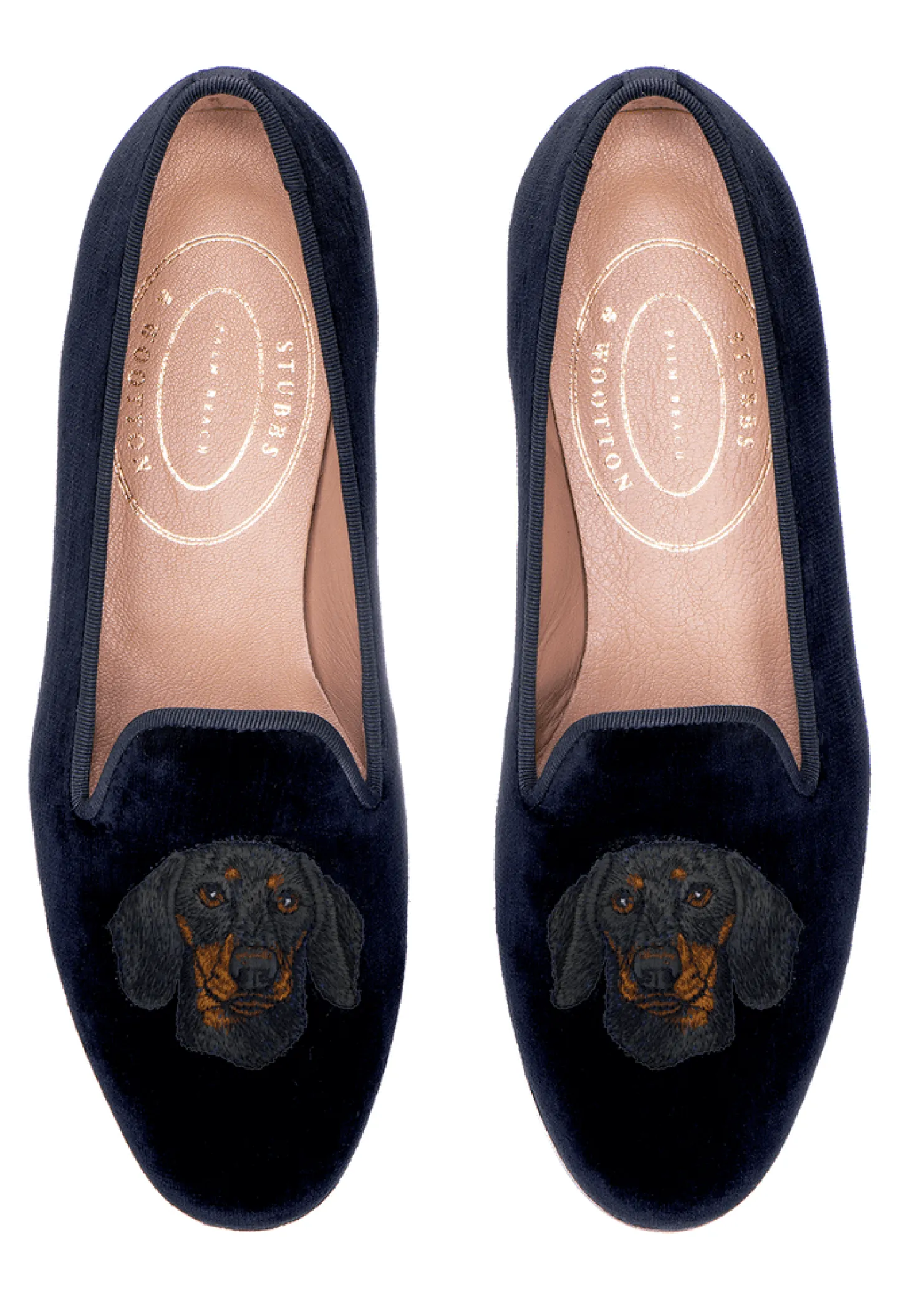 Women Stubbs & Wootton Slipper<Dachshund (Women)