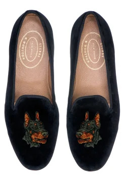 Women Stubbs & Wootton Slipper<Doberman (Women)