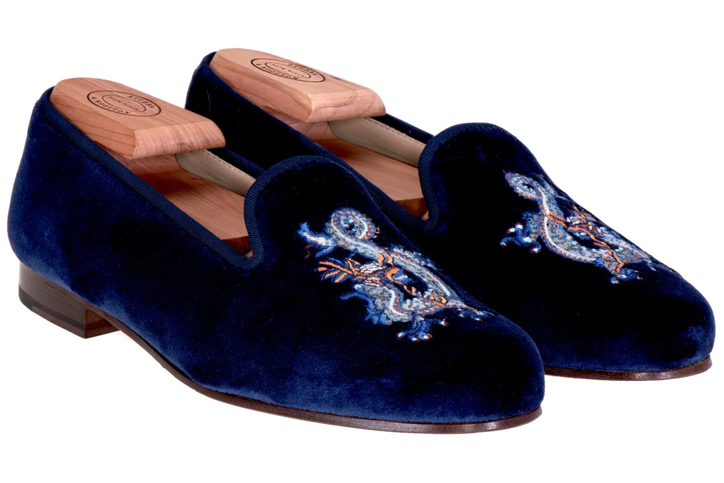 Women Stubbs & Wootton Slipper<Dragon Indigo (Women)