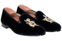 Stubbs & Wootton Slipper<Dragon Noir (Men)