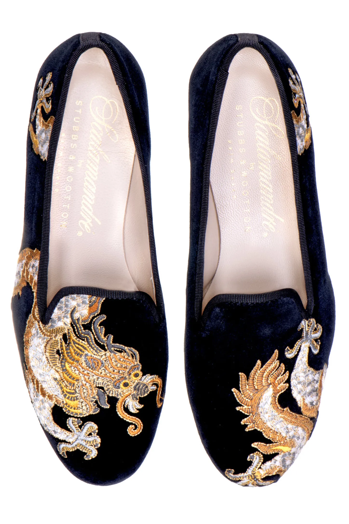 Women Stubbs & Wootton Slipper<Emperor Noir (Women)