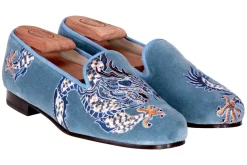 Women Stubbs & Wootton Slipper<Emperor Sky (Women)