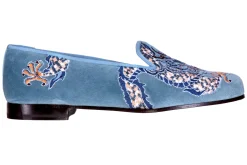 Women Stubbs & Wootton Slipper<Emperor Sky (Women)