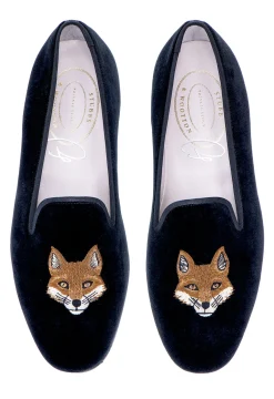 Women Stubbs & Wootton Slipper<Fox Noir Private Stock (Women)