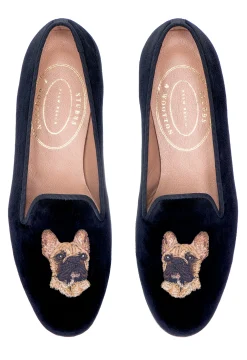 Stubbs & Wootton Slipper<French Bulldog Tan (Men)