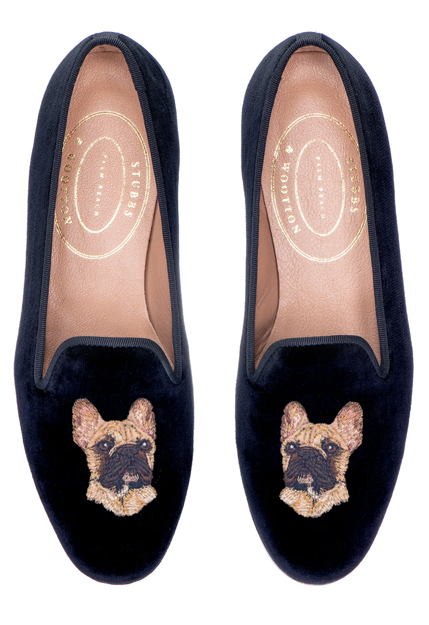 Stubbs & Wootton Slipper<French Bulldog Tan (Men)