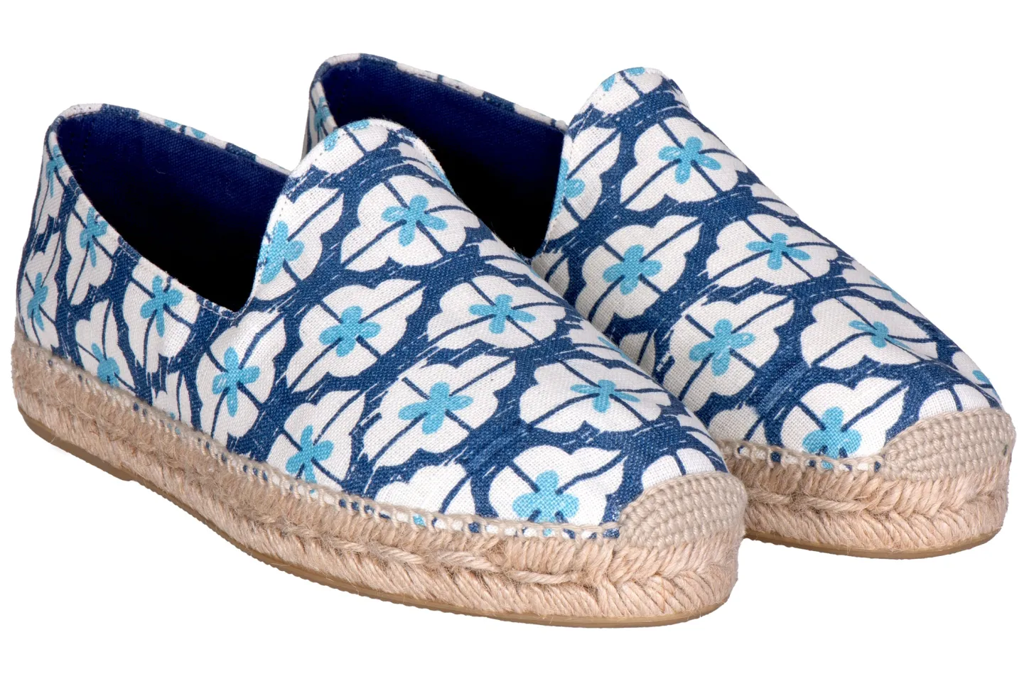 Stubbs & Wootton Espadrille<Geometric Indigo Gatsby (Men)