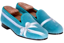 Women Stubbs & Wootton Slipper<Gift Turquoise Private Stock (Women)