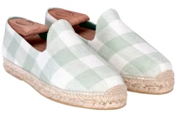 Women Stubbs & Wootton Espadrille<Gingham Willow (Women)