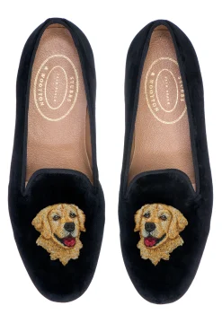 Women Stubbs & Wootton Slipper<Golden Retriever (Women)