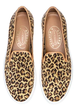 Women Stubbs & Wootton Sneaker<Jane Leopard Needlepoint Sneaker (Women)