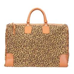 Stubbs & Wootton Weekenders<Jane Leopard Needlepoint Weekender