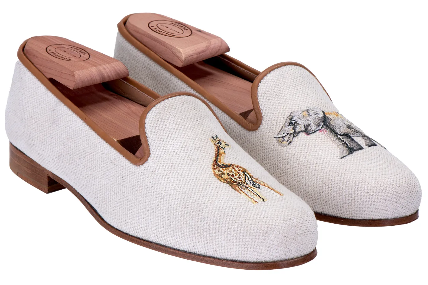 Women Stubbs & Wootton Slipper<Jungle Linen Slipper (Women)