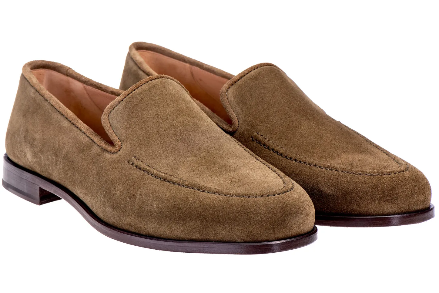Stubbs & Wootton Venetian<Khaki Suede Venetian (Men)