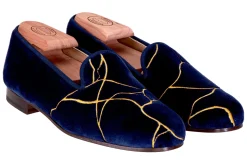 Women Stubbs & Wootton Slipper<Kintsugi Indigo (Women)